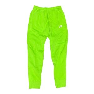 Nike neon green sweatpants